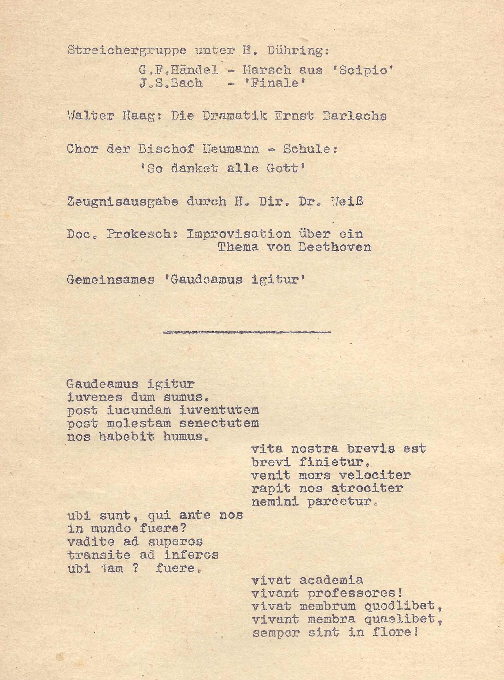Abi67, Programm