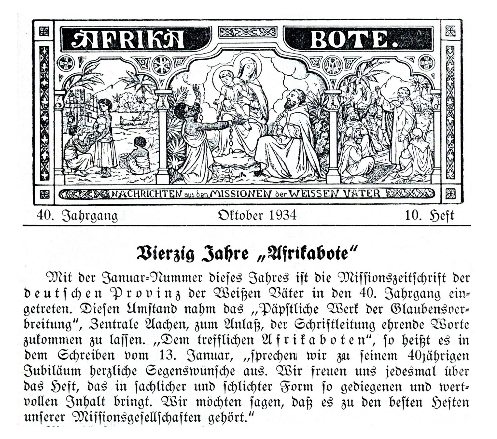 Afrikabotenwerbung